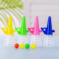 Pikkukuva 2 / 5: 1 Set Heitto- ja Pyydäpallo Hauska Käsi-silmä-koordinaatio Kahvalla Lapsille Aistien Kehittävä Pallolelu Lastentarhan Leikki [DmS] Random Color
