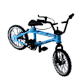 Pikkukuva 1 / 5: Mini-sormipyörä lelut seos Miniatyyri Mtb Pyörä Malli Diy Luova Simulaatio Vuoristo Pyöräily Lapset Koulutuslahjat [DmS] Blue