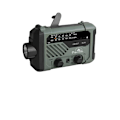 Miniatyrbild 1 av 4: Radio för utomhusbruk, vev- och solcellsdriven, multifunktionell