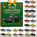 2025 Julekalender Dekoration Akryl Flad -CAN Acrylic Flat DodgeChallenger