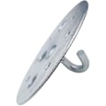 Pikkukuva 2 / 5: Metallikierrospohjainen kattokoukku 90 mm:n raskaan sarjan kattokruunukoukun kiinnitys, 2 kpl
