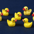 Miniatyrbilde 2 av 5: 100/200 stk Mini Gummibader Miniatyr Harpiks Andunger Gule Små D 100 stk gule - [DmS] 200pcs yellow 200pcs