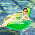 Miniatyrbillede 4 af 5: Pool Oppustelig Flydelegeme Til Voksne Oppustelig Pool Flydelegeme Rør Pool Svømme Ring Green