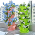 Miniatyrbild 4 av 5: Tredimensionell Fyrbladad Blomkruka (endast 1 kruka och bricka) Green