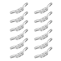 Miniatyrbilde 1 av 5: 12 stk. Transparente Snorebeslag for Persienner Hold Persienner og Gardiner Ryddige Stabile Posisjoneringskroker KAESI Clear 12pcs