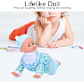 Miniatyrbilde 4 av 5: Krypende Dukke, Krypende Babydukke Krypende Leke Interaktivt Barnleke Latter Snakk Syng Krypende (11,5 tommer L Jente) - Ya 11.5in L Boy