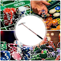 Miniatyrbild 5 av 5: Teleskopisk Pokerchip-Rake, Push Stick för Pokerchips, Akryl Rake-Verktyg för Enkel Chip-Hantering Red