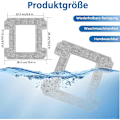 Miniatyrbilde 5 av 5: 6 Pakk Rengjøringsputer for Ecovacs Winbot W1 / W1 Pro / W2 / W2 Omni Vinduerensende Roboter, Vinduerensende Robot, Vaskbar Mikrofiber Rengjøringsklut