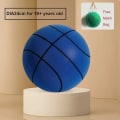 Miniatyrbild 1 av 5: 24 cm storlek 7 tyst basketboll studsar hög tyst boll basketboll sport spel barn födelsedag julklapp Db line blue 24cm
