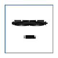 Miniatyrbilde 2 av 5: For 360 S8/S8 Plus Robot Støvsuger Erstatning Reservedeler Tilbehør Hovedsidebørste Hepa Fi As shown