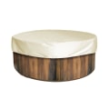 Miniatyrbild 1 av 5: Runt Badkarstäcke UV-Resistent Badkarstäcken Utomhus Spa Badkarstäcken-XinHan Beige