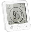 Digital Duschklocka Timer, Vattentät Badrumsmonitor Med Lcd Digital Display, Pekskärmstimer, Multifunktionell Temperatur & Luftfuktighet I