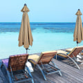 Miniatyrbillede 4 af 5: A-bedste Sælgende Udskiftningsstof Haveparasol Baldakin Dæksel Til 3m 6/8 Arm Terrasse Solparasol 50% Tilbud Agate Green 300cm*8k