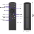 Miniatyrbild 4 av 5: G20 Fjärrkontroll för Nvidia Shield TV Remote 2.4G Trådlös Röststyrning Sensing Air Remote Mouse för PC Android TV Box