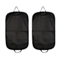 Miniatyrbillede 1 af 4: 2 stk. Dragt Støvpose Bærbar Rejse Forretning Foldbar Hængende Tøjpose Husholdning Tøjbeskytter Etui Til Hjem Soveværelse Garderobe (sort/medium)