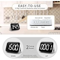 Miniatyrbillede 3 af 5: 4 Tommer Digital Køkken Timer Stor LED Display Magnetisk Timer Med Justerbar
