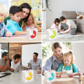 Miniatyrbillede 2 af 5: Pomodoro Timer til Køkken, Tidshåndtering Studie Klasseværelse Timer, 60-Minutters Visuel Timer med Lydløs Drift -B Yellow White