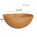 Miniatyrbild 1 av 5: 3-pack Hängande Korg Kokosfoder Väggmonterad Kokosfoder Tråg 100% Naturliga Växtfibrer Foder Utomhus Planteringsfoder Kokosfibrer Planteringsfoder 14 inch