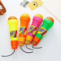 Pikkukuva 3 / 3: 4 kpl Echo-mikrofonit Lasten Koulutuslelut Mikrofonilelut Simuloidut Mikrofonit Muoviset Mikrofonit [DmS] Random Color 18x6cm