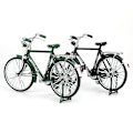Miniatyrbild 3 av 5: 1:10 Legering Klassisk Retro Cykelmodell Ornament [DmS] Red Man Style