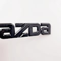 Miniatyrbillede 4 af 5: 3D Kromsort ABS Bogstaver Bagklap Bagagerums Emblem Badge Sticker Dekaler til Mazda 3 6 TilbehørBY Glossy Black MAZDA 6