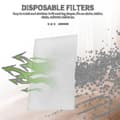 Miniatyrbilde 5 av 5: Filtere til Airsense 40 - Engangs Universal Erstatningsfilter CPAP-filter