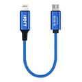 ISOFT IS-003B Dataöverföringskabel Lightning till Micro-USB Datakopieringskabel [DB]