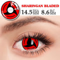 Pikkukuva 4 / 4: Tib 1 Pari Sharingan Kosketuslinssit Silmille Cosplay-Linssit Anime-Linssit Uchiha Sasuke Kakashi Linssit Anime-Tarvikkeet (FMY) White manson mesh