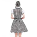 Miniatyrbillede 2 af 3: Traditionel Oktoberfest-kostume til kvinder, tysk ølkjole med forklæde, kostume til fest, XS-6XL, plusstørrelse XXXL