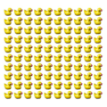 Miniatyrbilde 4 av 5: 100/200 stk Mini Gummibader Miniatyr Harpiks Andunger Gule Små D 100 stk gule - [DmS] 100pcs yellow 100pcs