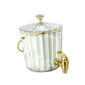 Miniatyrbillede 1 af 4: 2L Drikkedispenser med hane til juicekande til juice og limonade Clear