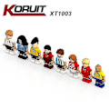 Miniatyrbilde 2 av 3: Fotball Byggeklosser Ronaldo Lionel Messi Beckham Neymar Twitchy Puslespill Leker[HK]