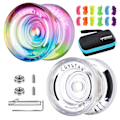 Miniatyrbild 3 av 3: Magicyoyo Plast Yo-yo med Dubbel Funktion K2 Crsytal Gradient K2 Gradient Pack
