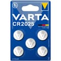 CR2025 3V Litium knappcellsbatteri 5-pack