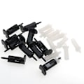 Miniatyrbillede 5 af 5: 10 stk. Plastikmonteringssclips til 4-vejs CPU-kølere 1155 775 CPU-kølelegeme monteringsstift trykskruekøler
