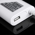 Miniatyrbillede 4 af 5: 45W 14.85V 3.0 5-polet T-formet MagSafe 2 Biloplader med 1 USB-port til Apple Macbook A1466 / A1436 / A1465 / A1435 / MD224 / MD231 / MD761 / MD711, Le
