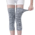 Wool Knee Sleeves for Support Grey