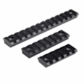 Miniatyrbild 2 av 5: M-Lok Picatinny Rail Tool Rail Aluminium Tillbehör Adapter Monteringsskena 5-spår 7-spår 13-spår för utomhusjakt