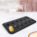 Miniatyrbillede 3 af 5: 2 Pakker Non-Stick Madeleine Form, Bageform 12 med Skal Kage Bagebakke Chokolade Non-Stick Bak black