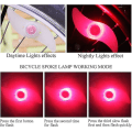 Miniatyrbillede 3 af 5: 4 x LED Hjullys til Cykel, Vandtæt LED Hjullys med 3 Blinktilstande LED Cykelhjul Lampe Red
