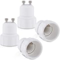 Miniatyrbild 1 av 5: 4x Sockeladapter - GU10 till E14 Sockelomvandlare - Bajonettbas Lampfäste Adapter för Halogen LED-lampa