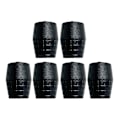 Miniatyrbillede 2 af 5: 6x Mikrofonstativ Gummifødder Gummibeskyttelse Black for Tube Dia 22mm