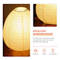 Miniatyrbillede 2 af 2: Børneværelseslampe Japanske Lanterner Lamper Soveværelse Rispapir Lampe Papirlampe Lanterne Lampe 23X23X21CM