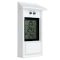 Miniatyrbillede 2 af 5: Hvid Have Termometer Indendørs og Udendørs Termometer Køleskabstermometer Digital Drivhus Termometer Digital Termometer med Min-Max