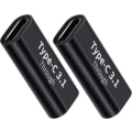 Pikkukuva 1 / 3: USB-C naar USB-C-adapter (2 stuks), ondersteunt snel opladen en dataoverdracht, 10 Gbps snelheid