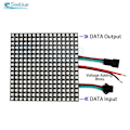Miniatyrbilde 2 av 5: 1 stk Ws2812b Rgb Led Digital Fleksibel Individuelt Adresserbart Panel Lysstripe Ws2812 8x8 16x16 8x32 Modul Matriks Skjerm Dc5v 8X32CM