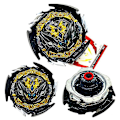 Miniatyrbillede 1 af 5: 1mor Laike Db Enkelt Spindende Toppe B-193 Ultimate Valkyrie B-192 Greatest Rafael Guld Custom Launcher Legetøj til Børn [DmS] Dynamite Belial