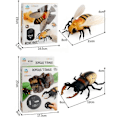 Miniatyrbilde 5 av 5: Infrarød RC Insekt Fjernkontroll Simulering Mantis Spøk Spøk Triks Bugs Barn Gave 10
