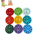 Miniatyrbild 1 av 5: Matte-snurror för matte, Matte-snurror med fakta, För alla som stimmar, Fidgeters som lär sig matte, Division och multiplikation på en snurra 9pcs Multiply Divide