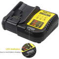 Miniatyrbillede 2 af 5: DCB112 Oplader til Dewalt 10.8V / 14.4V / 18V Lithium Batteri